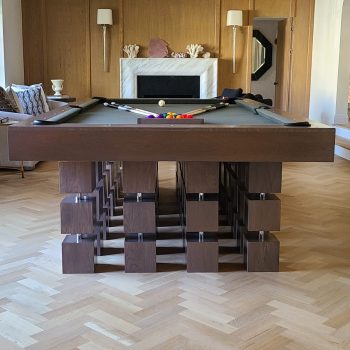 MODERN RUBIKS BILLIARDS TABLE OAK